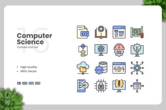 Computer Science Color Icons