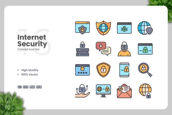 Internet Security Colored Icons