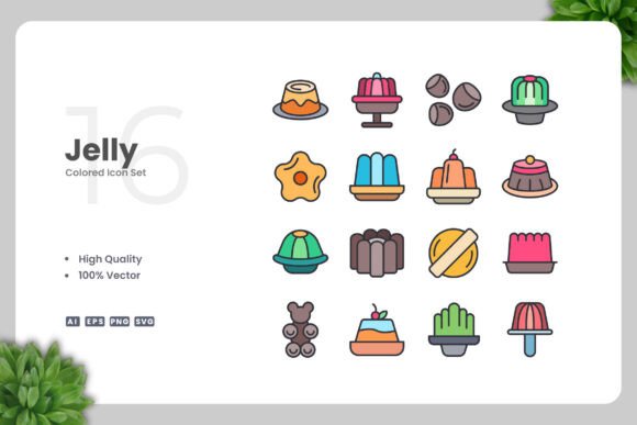 Jelly Colored Icons: Graphics That Glow