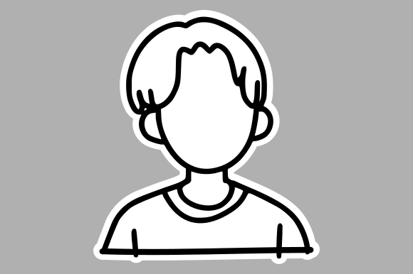 Modern Faceless Cartoon Icon Graphics and Illustrations