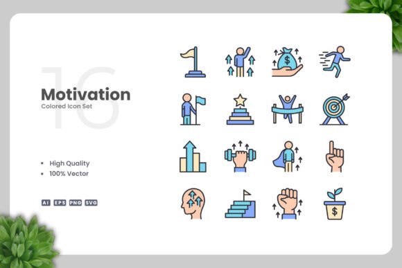 Review: Motivation Color Icons
