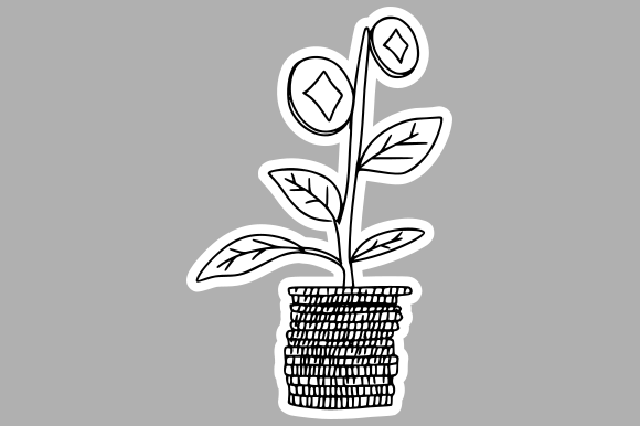 Vintage Money Growth Graphics